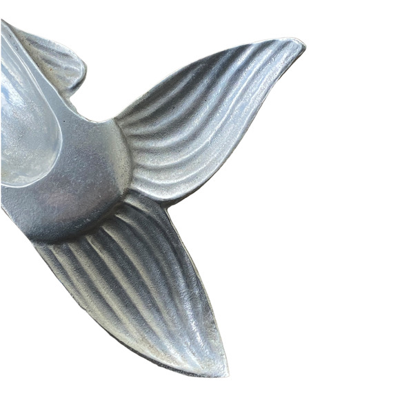 Salmon Shaped Serving Platter Pewtarex - Picture 5 of 13